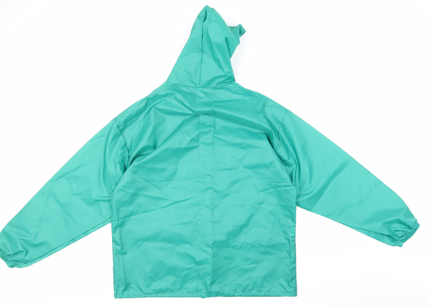 Preworn Mens Green   Rain Coat Coat Size M