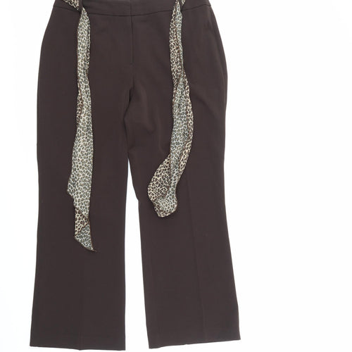 Berkertex Womens Brown   Trousers  Size 14 L27 in