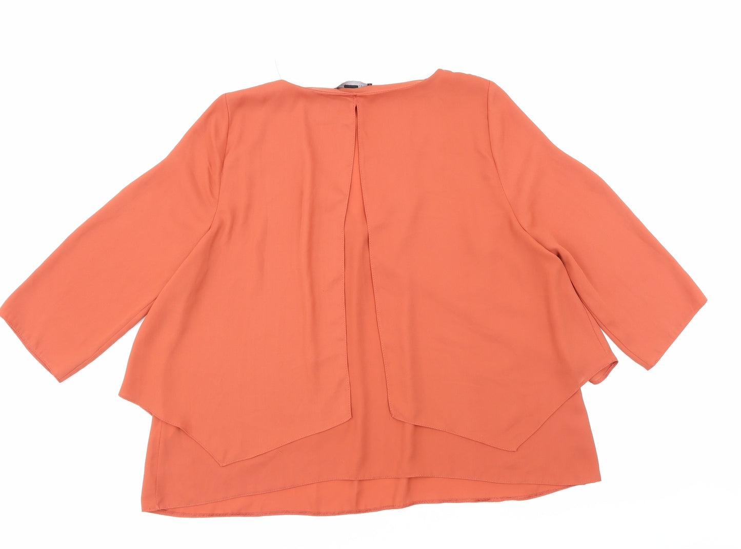 Atmosphere Womens Brown   Basic Blouse Size 14