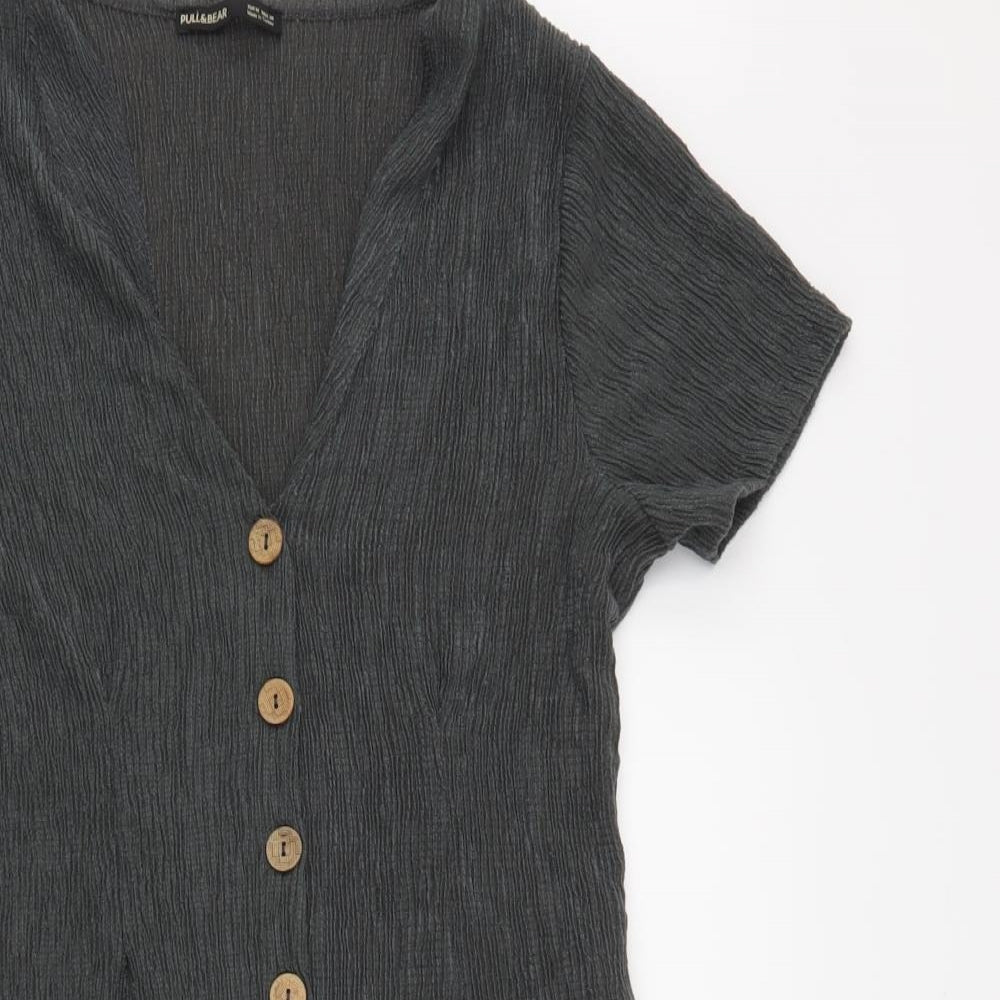 Pull & Bear Womens Green   Skater Dress  Size M