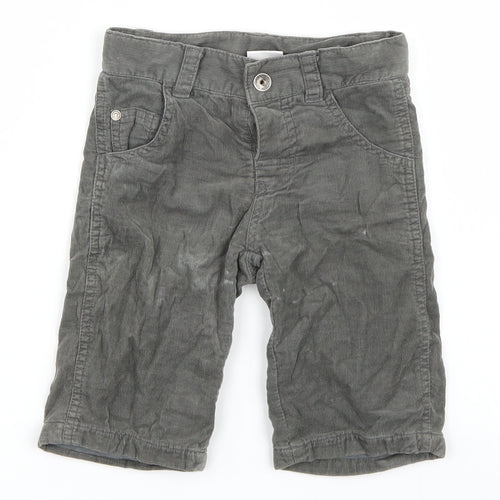 Pumpkin Patch Boys Grey  Corduroy  Trousers Size 3-6 Months
