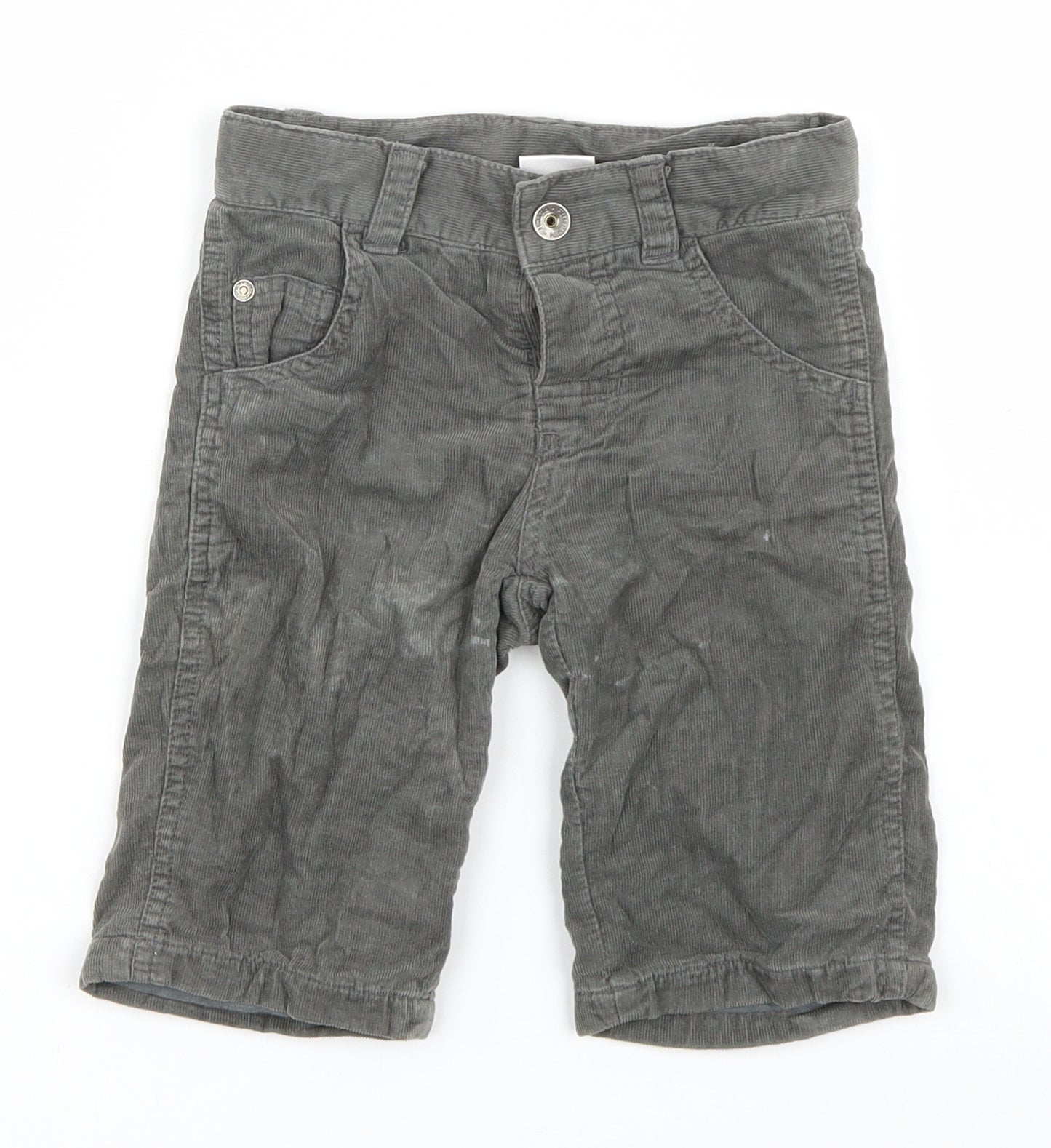 Pumpkin Patch Boys Grey  Corduroy  Trousers Size 3-6 Months