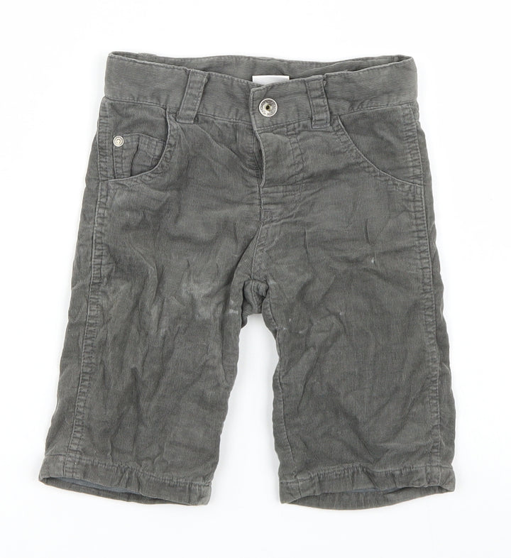 Pumpkin Patch Boys Grey  Corduroy  Trousers Size 3-6 Months