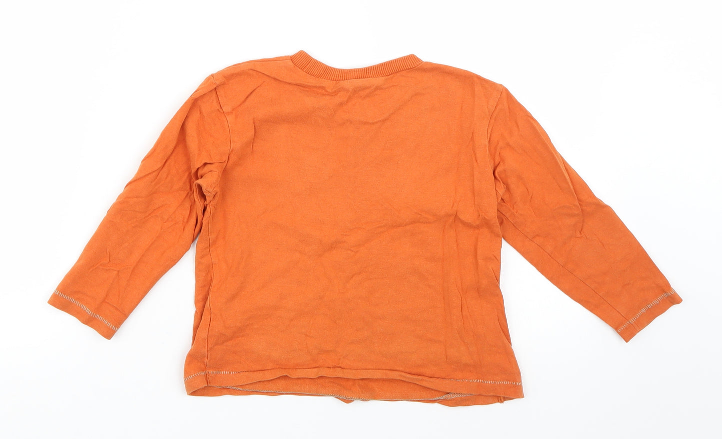Cherokee Boys Orange   Basic T-Shirt Size 3-4 Years