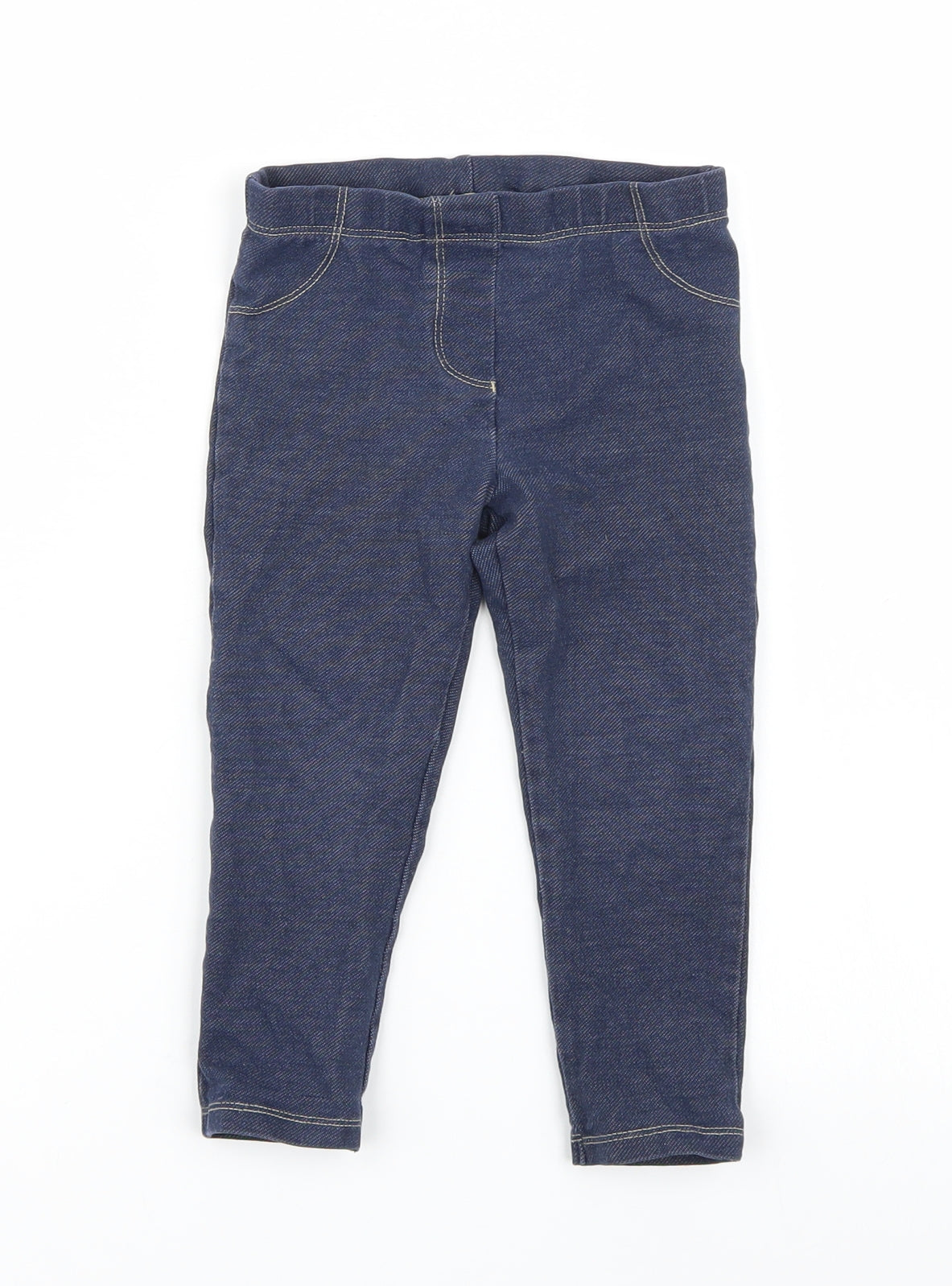 F&F Girls Blue   Jegging Trousers Size 2-3 Years