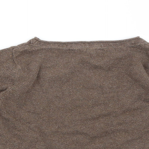 H&M Girls Brown   Pullover Jumper Size 2-3 Years