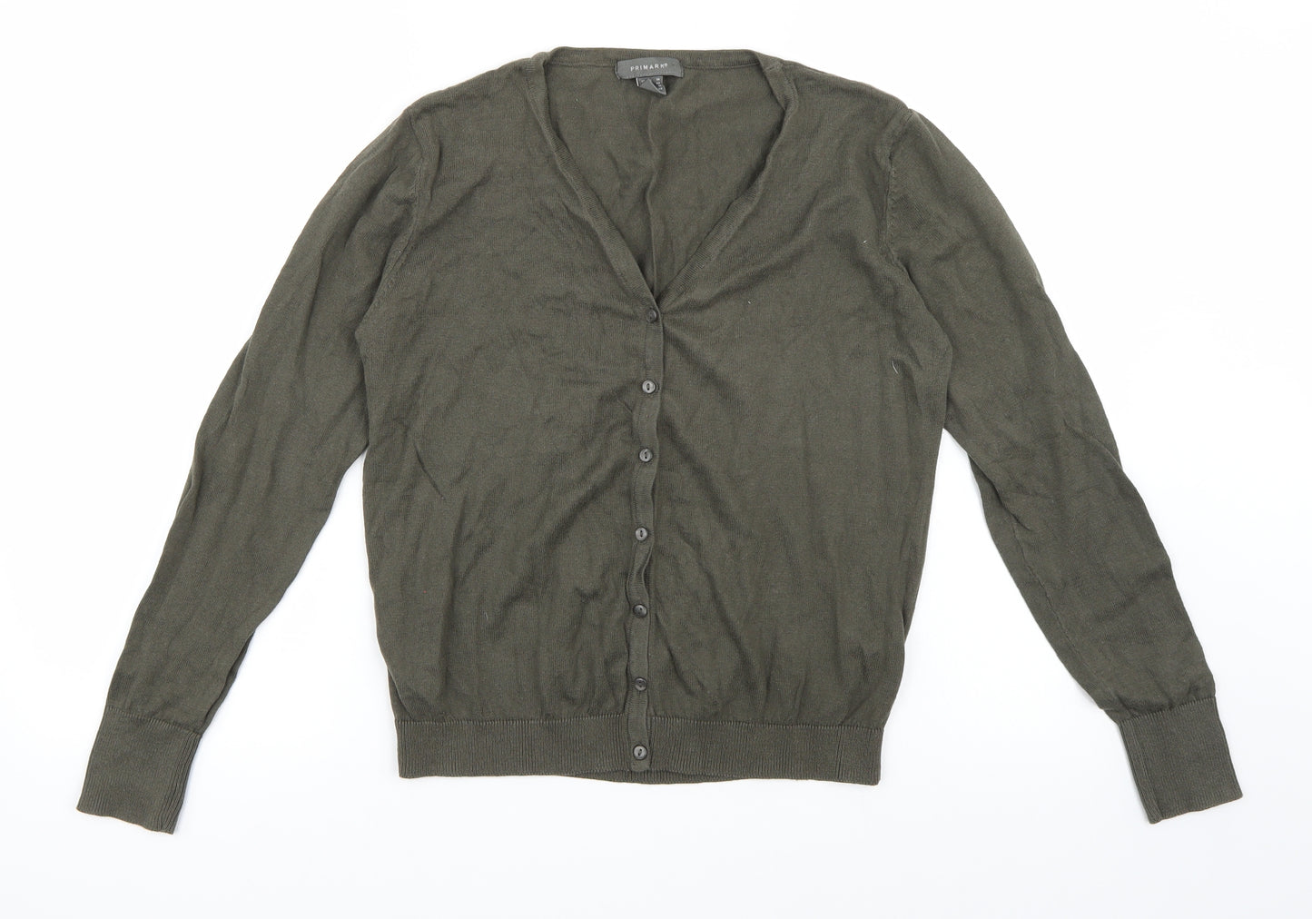 Primark Womens Green   Cardigan Jumper Size 14