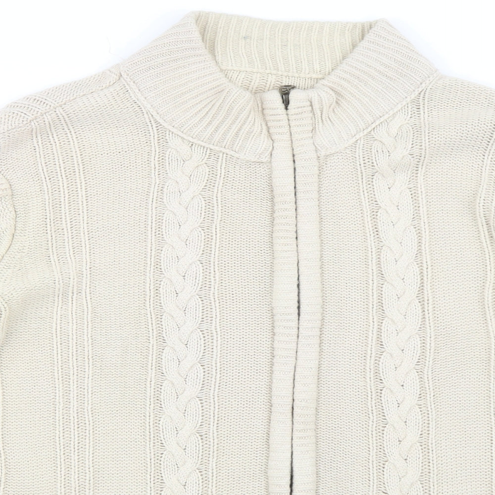 Preworn Mens Beige   Cardigan Jumper Size M