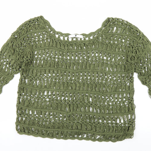 Very Womens Green   Pullover Jumper Size 14