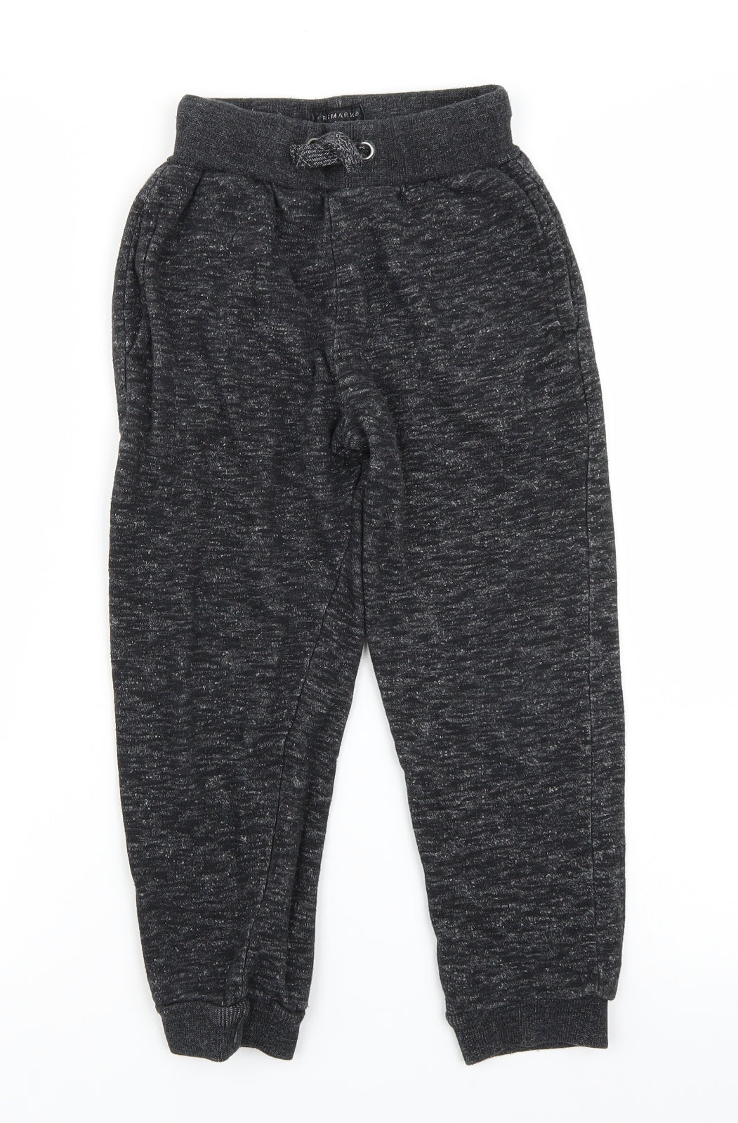Primark Boys Black   Jogger Trousers Size 7-8 Years