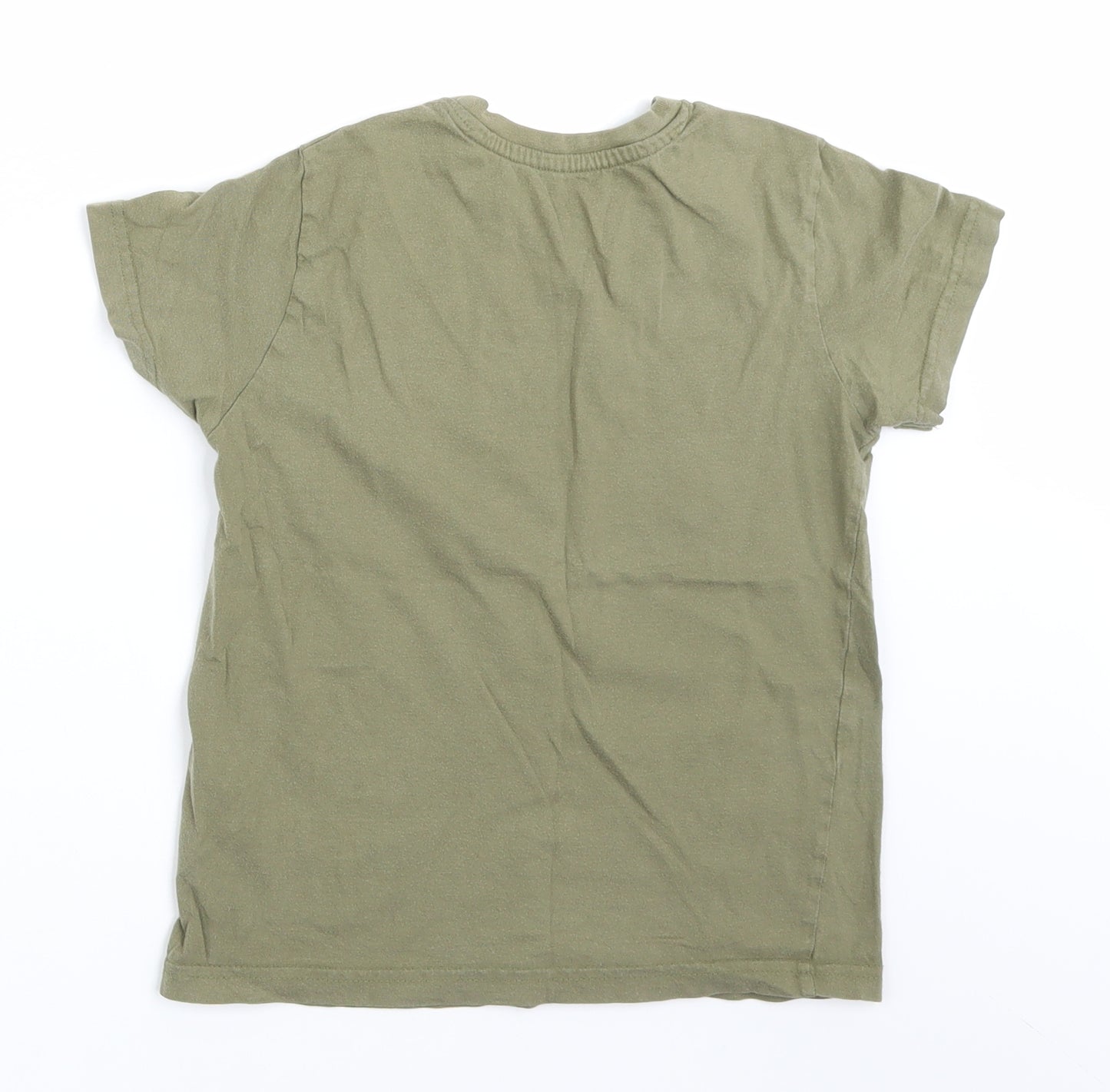 Primark Girls Green   Basic T-Shirt Size 6-7 Years