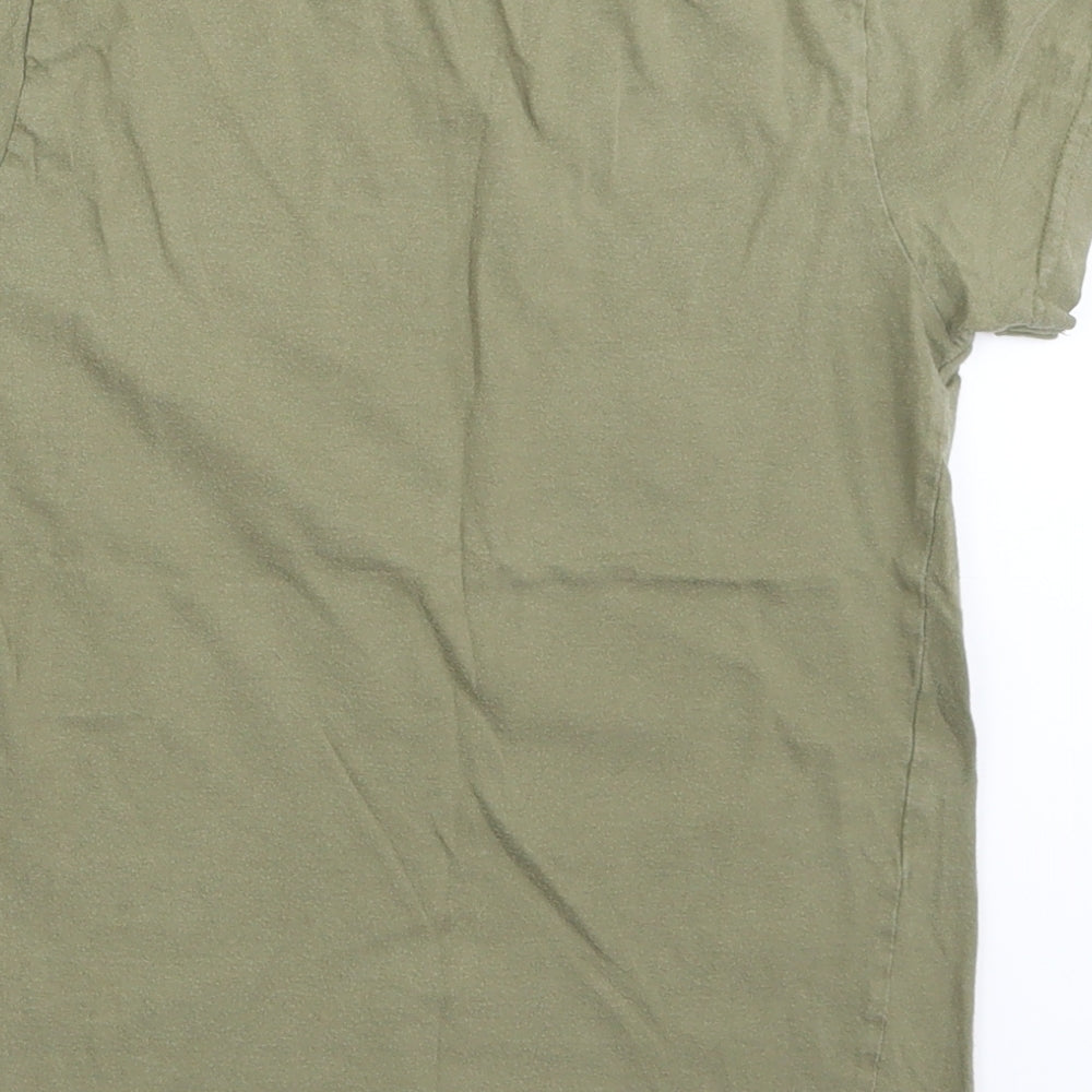 Primark Girls Green   Basic T-Shirt Size 6-7 Years