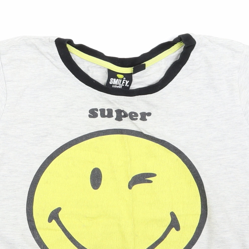 Primark Boys Grey   Basic T-Shirt Size 11-12 Years