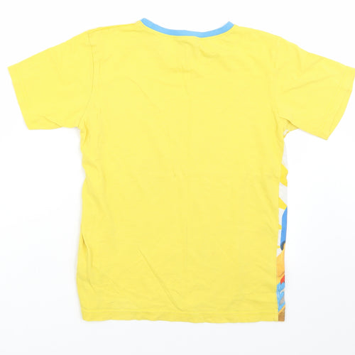 Debenhams Boys Yellow   Basic T-Shirt Size 7-8 Years