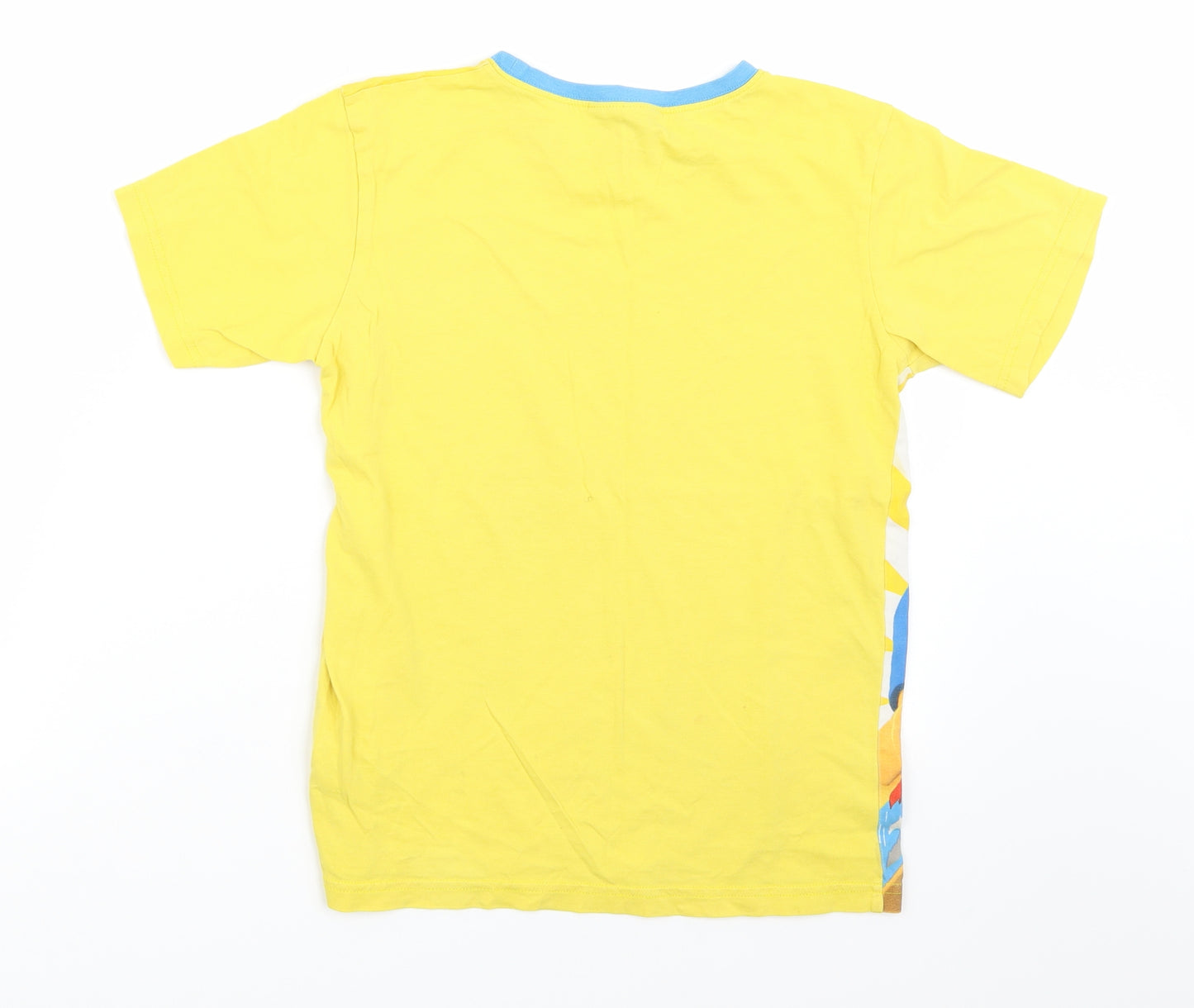 Debenhams Boys Yellow   Basic T-Shirt Size 7-8 Years