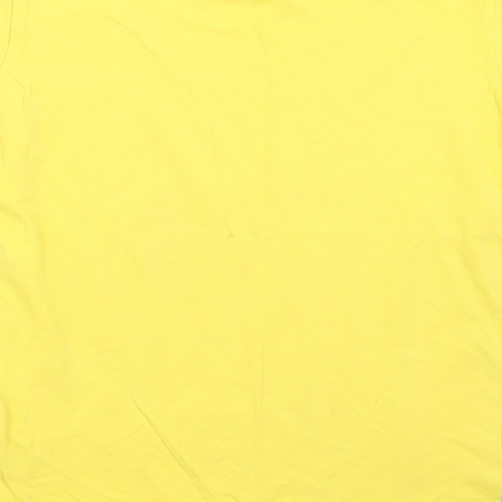 Debenhams Boys Yellow   Basic T-Shirt Size 7-8 Years