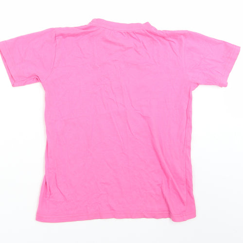 Edward Sinclair Girls Pink   Basic T-Shirt Size 7-8 Years