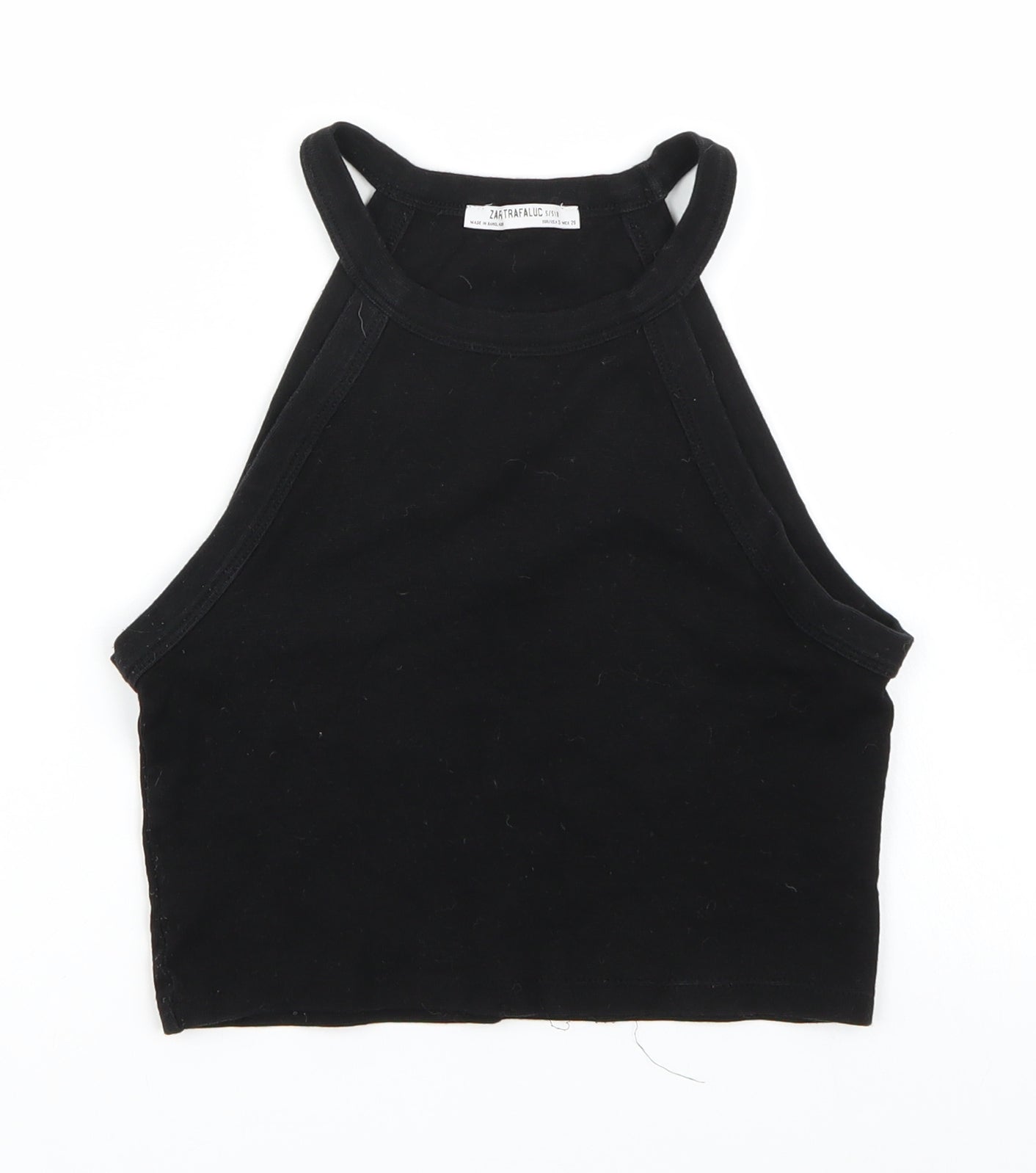 Zara Womens Black   Basic Tank Size S