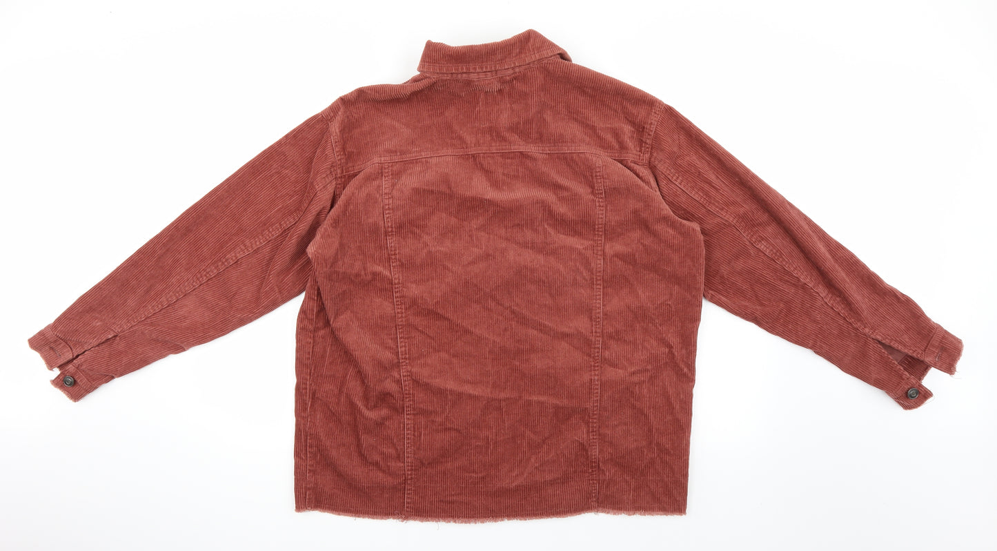 Primark Womens Pink  Corduroy Jacket  Size 18