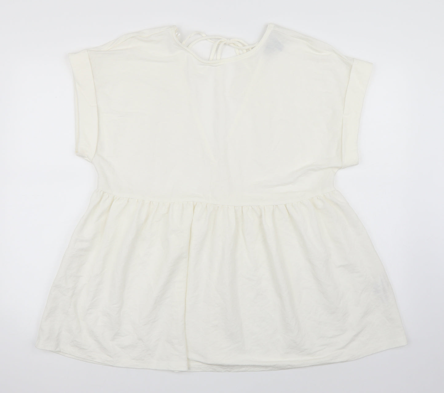 Primark Womens White   Basic T-Shirt Size 12