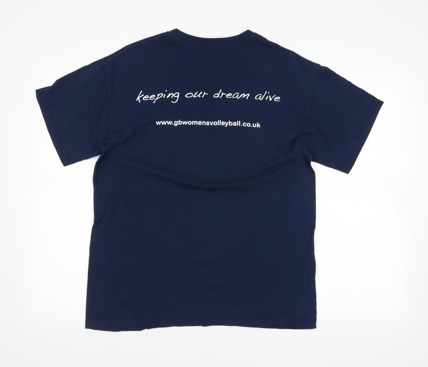 Gilden Mens Blue    T-Shirt Size M