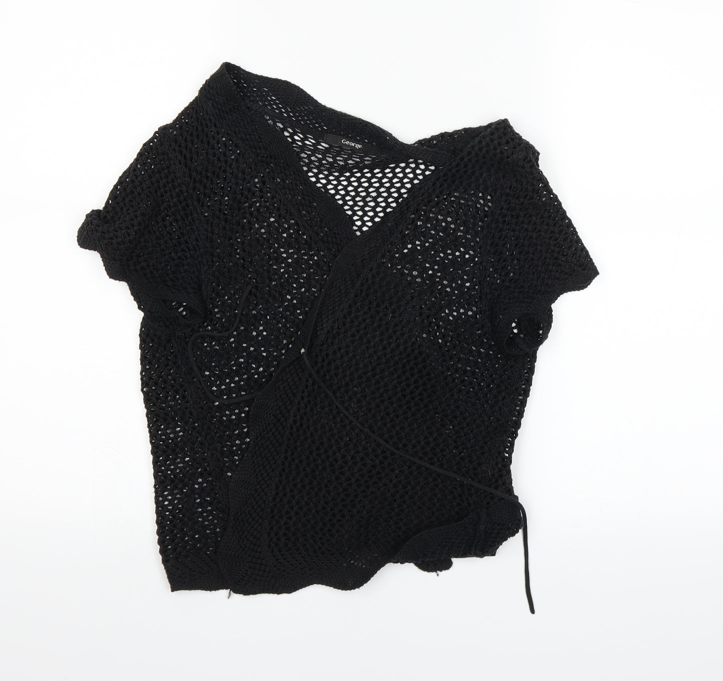 George Womens Black   Cardigan Jumper Size 16
