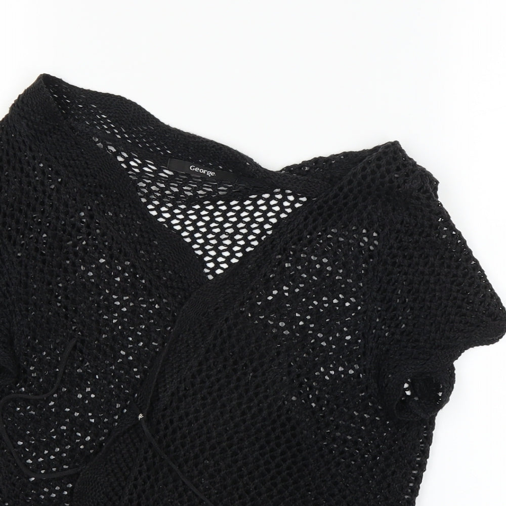 George Womens Black   Cardigan Jumper Size 16