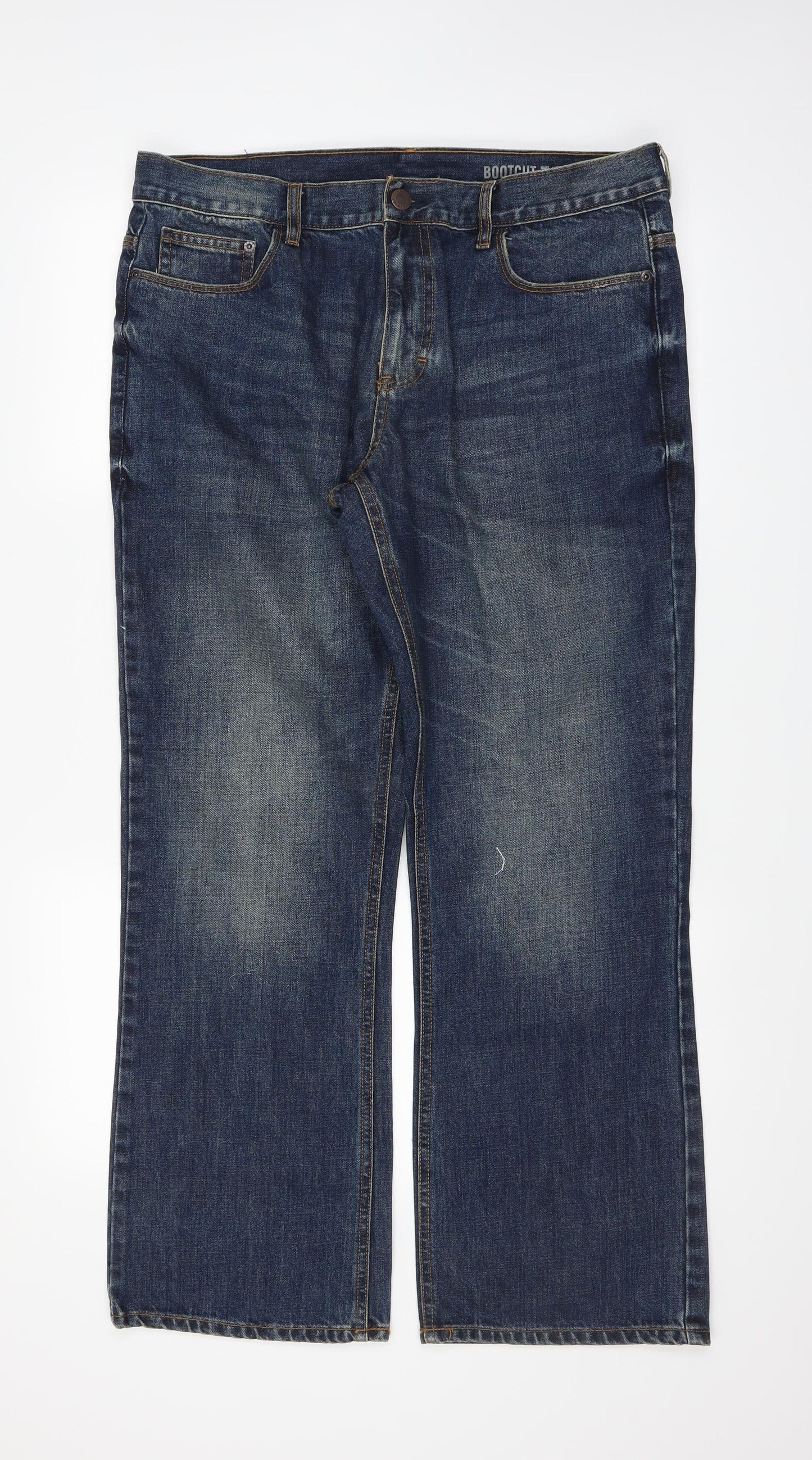 F&F Mens Blue   Bootcut Jeans Size 36 L30 in