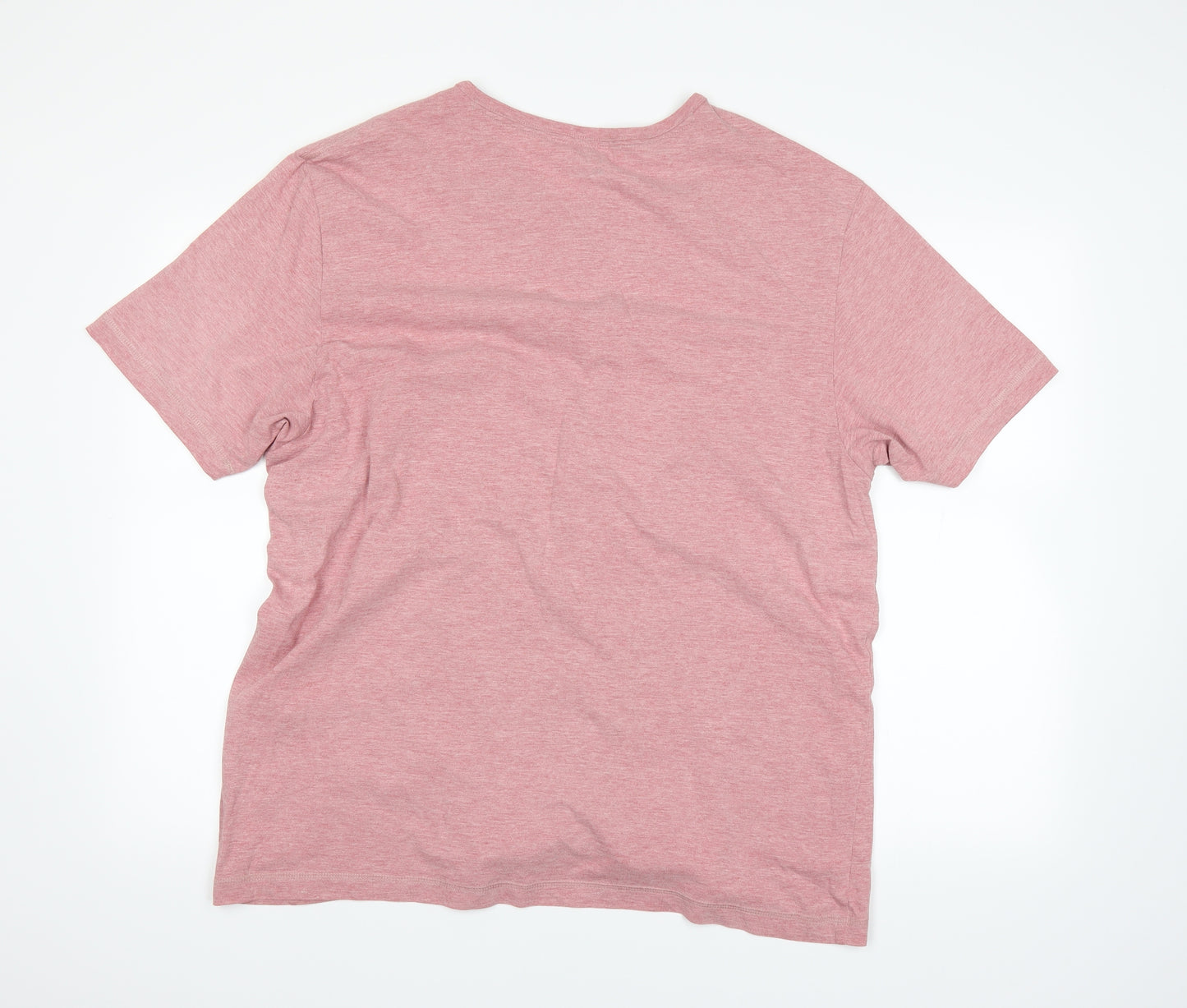 Marks and Spencer Mens Pink    T-Shirt Size 2XL