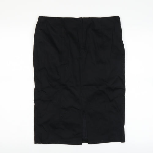 label Womens Black   A-Line Skirt Size 12