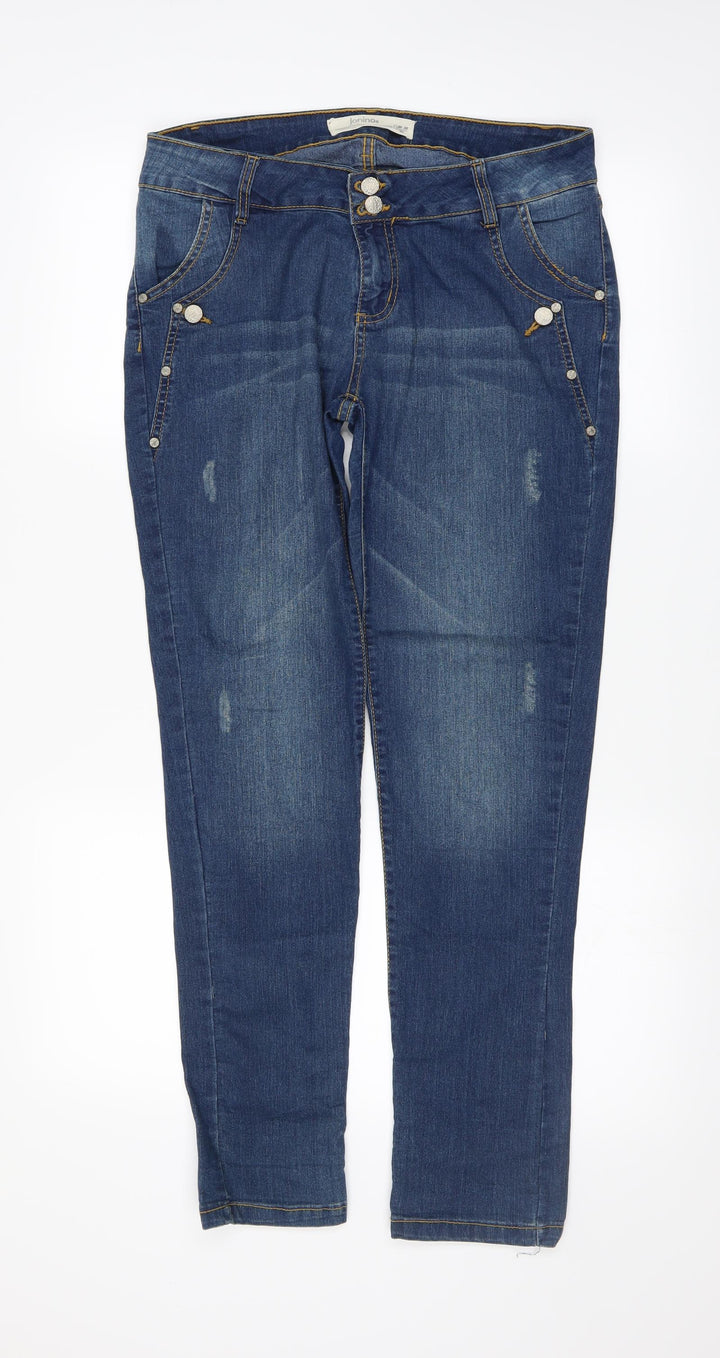 Preworn Womens Black   Skinny Jeans Size S L30 in