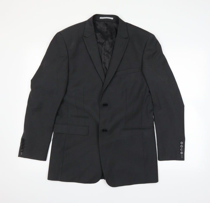 Scopes Mens Grey   Jacket Suit Jacket Size 36