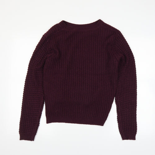 Select Womens Purple   Pullover Jumper Size 14