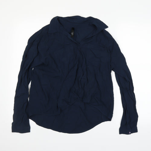 Preworn Womens Blue   Basic Button-Up Size M