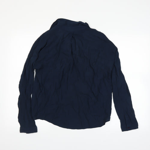 Preworn Womens Blue   Basic Button-Up Size M