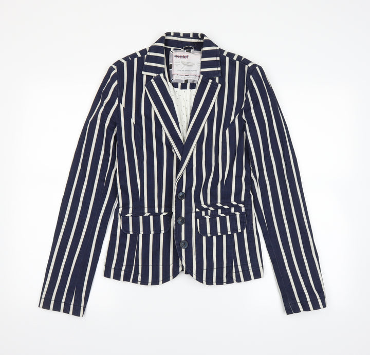 NEXT Womens Blue Striped  Jacket  Size 8