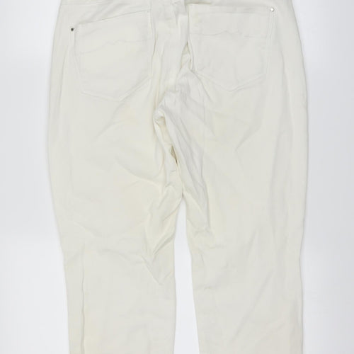 Monsoon Womens White   Straight Jeans Size 12 L23 in