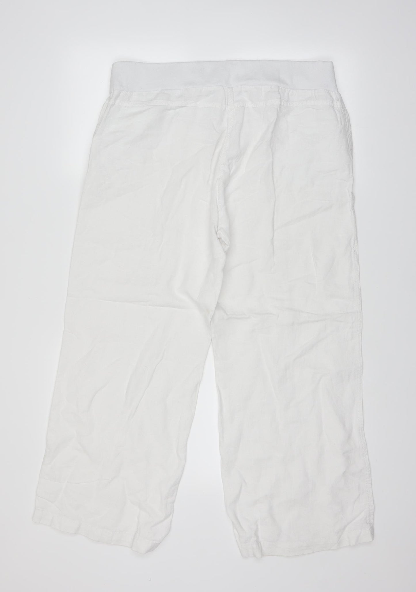 Kaleidoscope Womens White   Trousers  Size 14 L24 in
