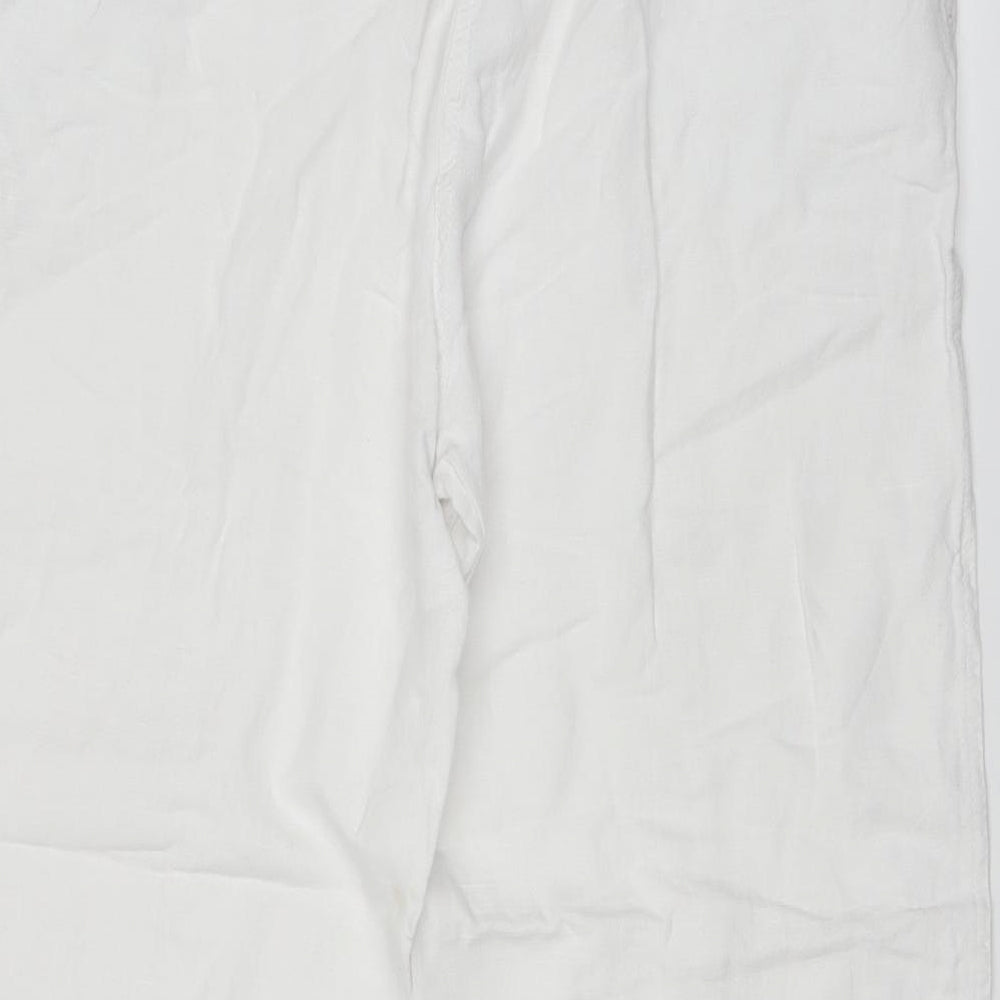 Kaleidoscope Womens White   Trousers  Size 14 L24 in