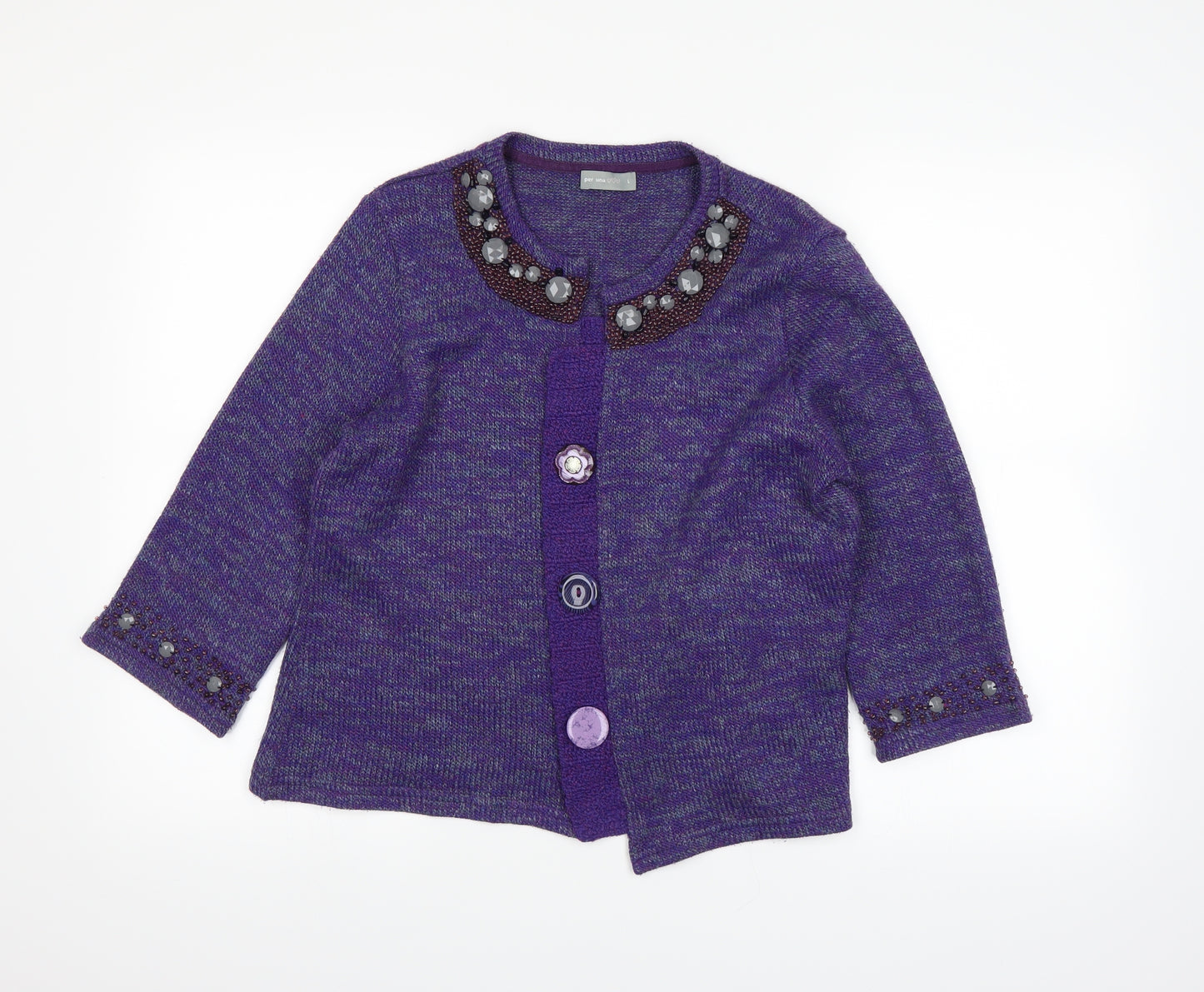 Per Una Womens Purple   Jacket  Size L
