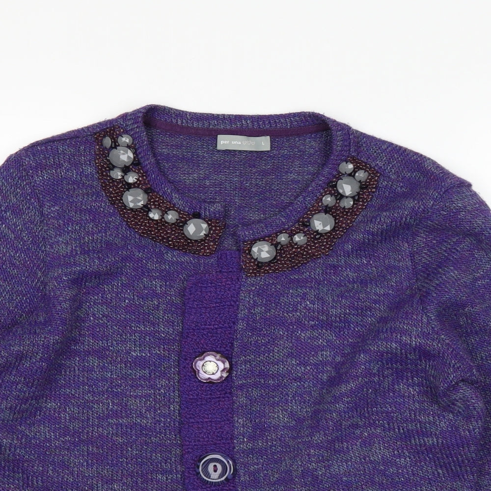 Per Una Womens Purple   Jacket  Size L