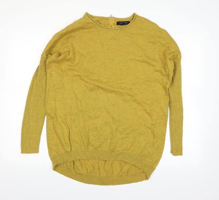 Atmosphere Womens Yellow Pullover Jumper Size L
