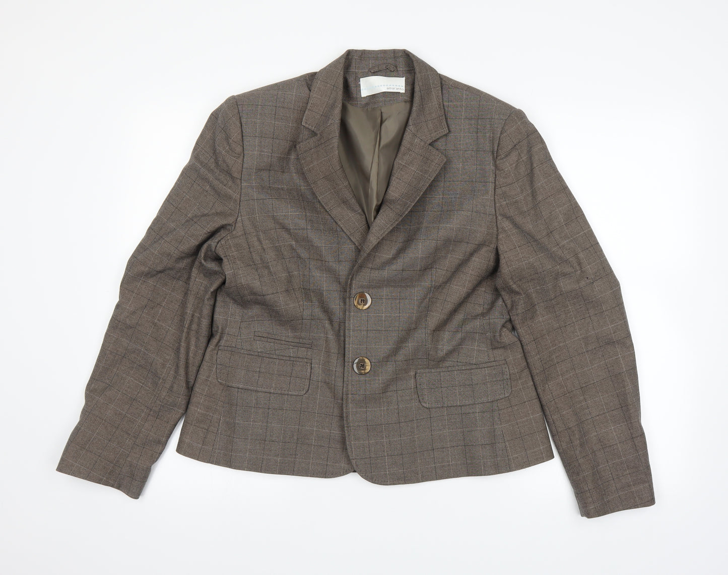 AMARANTO Womens Brown   Jacket  Size 16