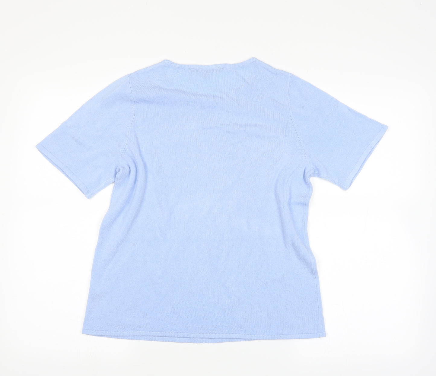 love knitwear Womens Blue   Pullover Jumper Size L