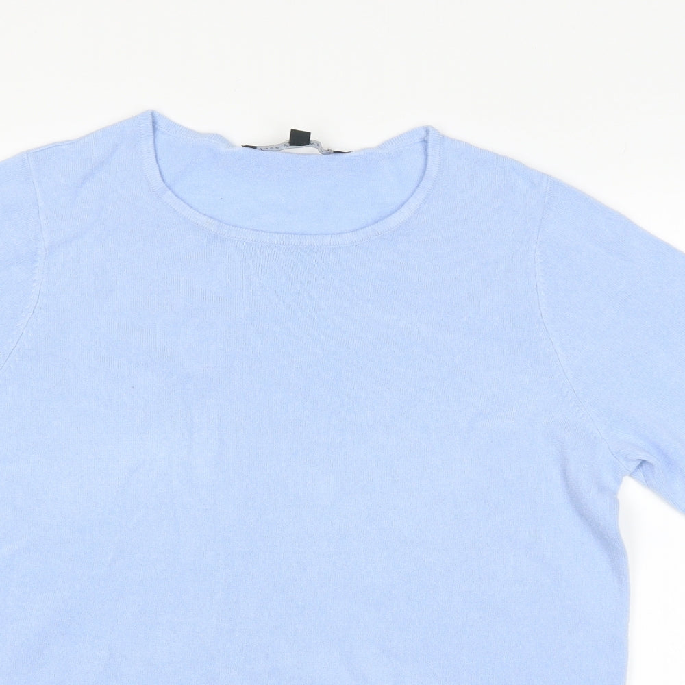 love knitwear Womens Blue   Pullover Jumper Size L