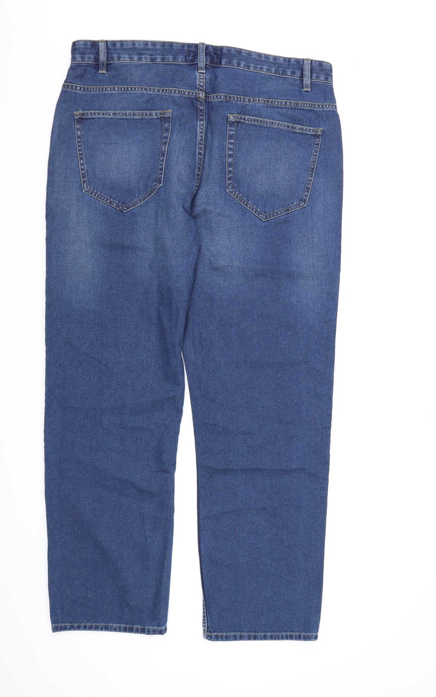 Studio Denim Mens Blue  Denim Straight Jeans  L30 in