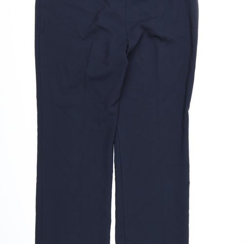 George Womens Blue  Rayon Dress Pants Trousers Size 16 L31 in