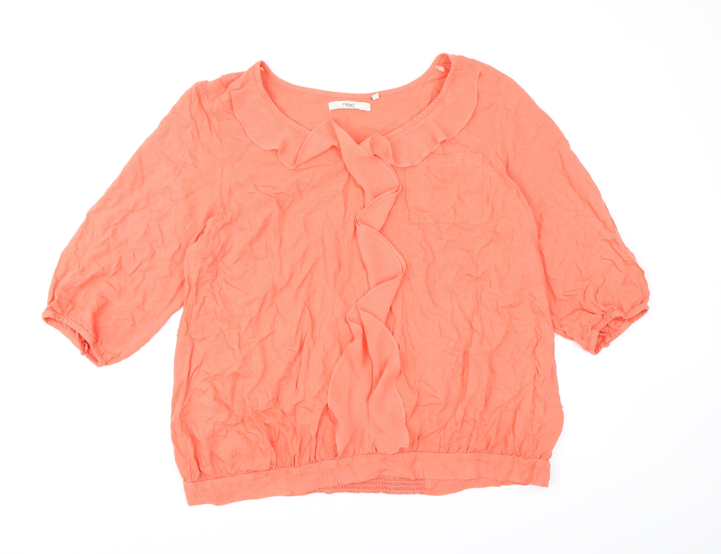 NEXT Womens Orange   Basic Blouse Size 20