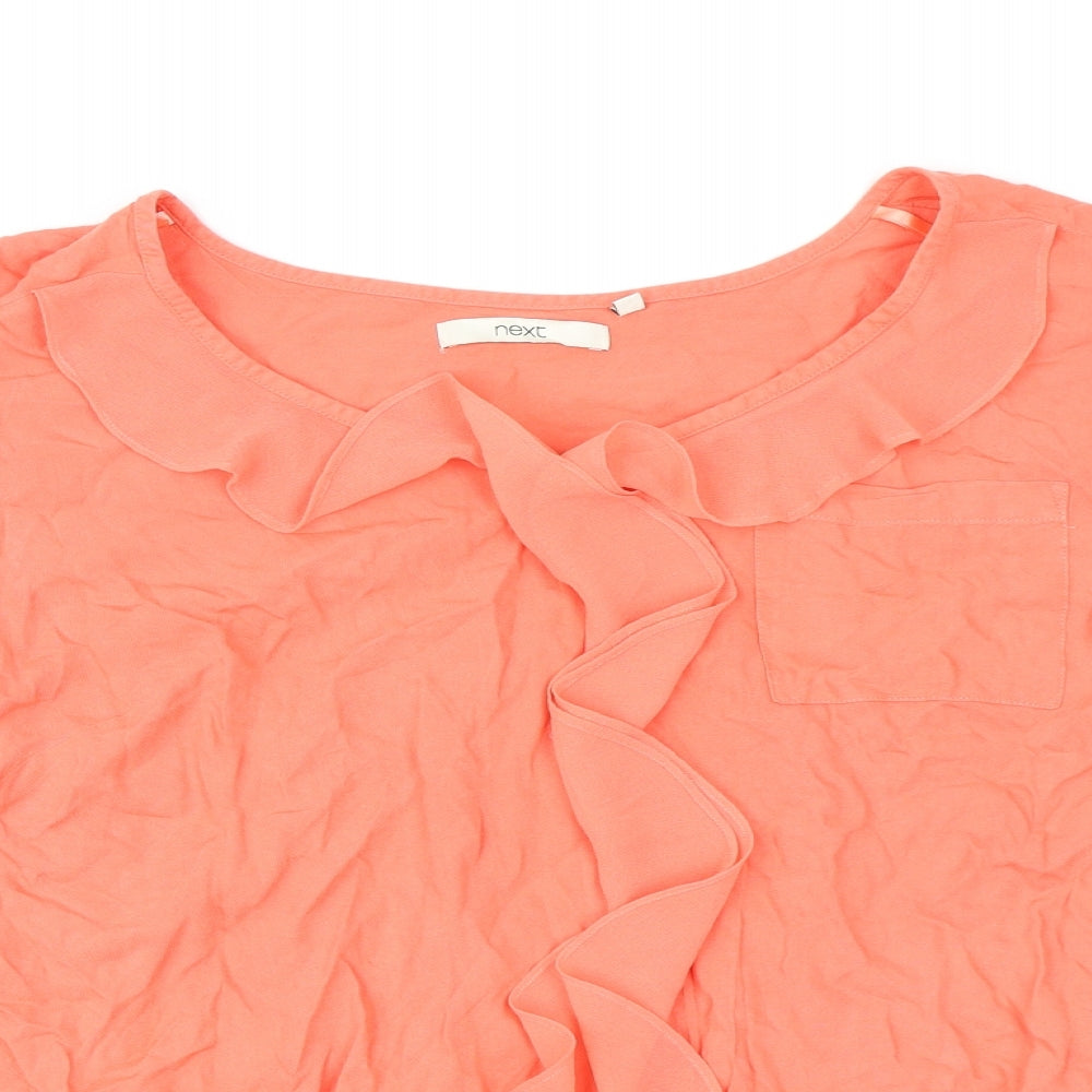 NEXT Womens Orange   Basic Blouse Size 20