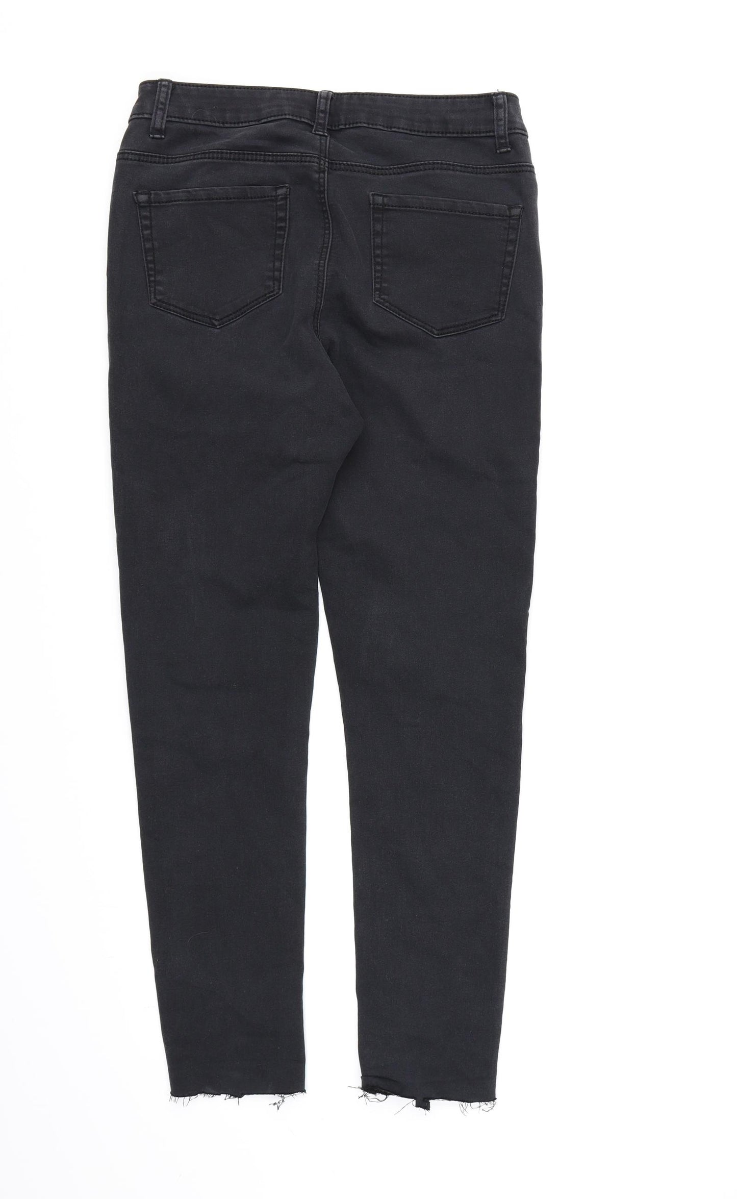 Denim CO. Womens Black  Denim Skinny Jeans Size 12 L26 in
